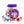 Load image into Gallery viewer, Planet Mix Gummy Balls Candy - 19 Ounce Jar (30 Count) - Strawberry Jam Center - Individually Wrapped Halloween Candy - Planets Gummies by Funtasty