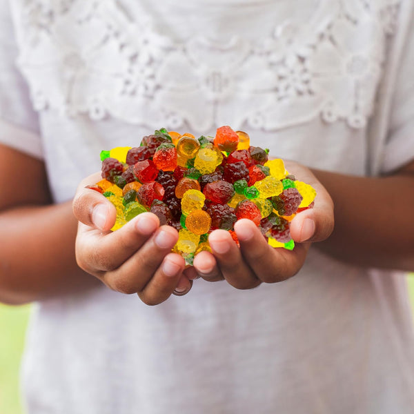 3D Gummy Candy Assorted Fruit-Shaped | 11-Ounce Bag
