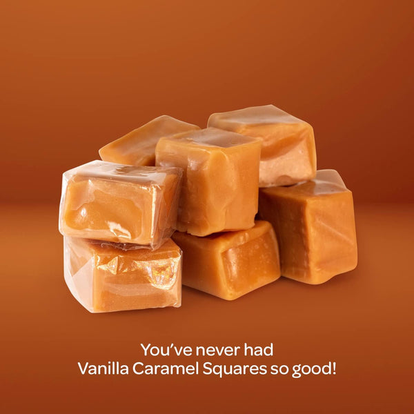 Caramel Cubes Candy | 2 Pound Pack | Classic Creamy Squares