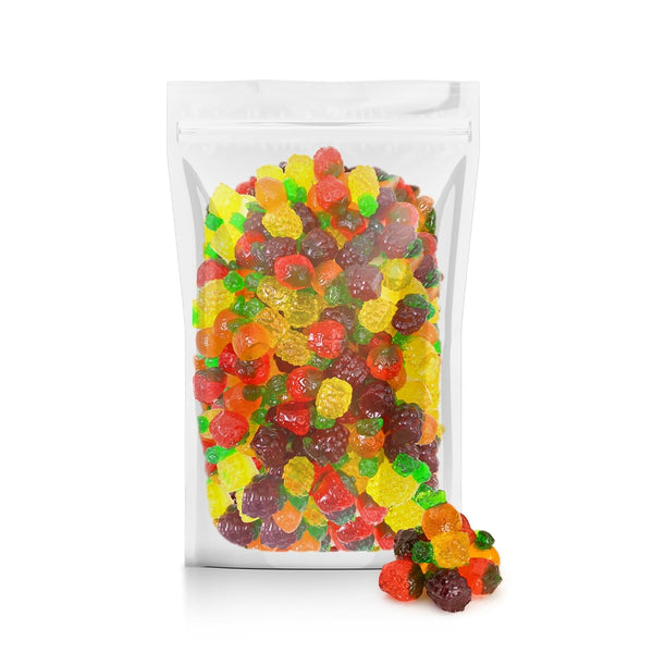 4D Gummy Candy Assorted Fruit-Shaped, 11-Ounce Bag