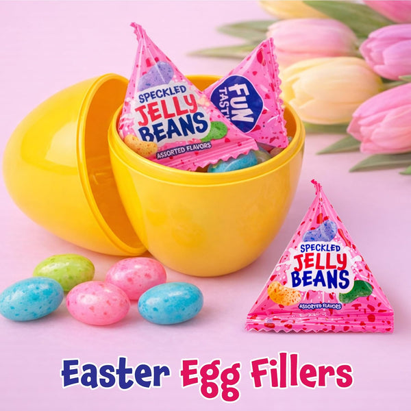 Speckled Jelly Beans – Colorful Fruit Candy Mix – Bulk Candy for Party Favors & Treat Bags