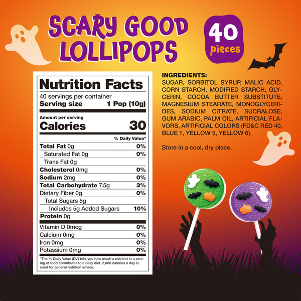 Halloween Lollipops 40 Count Bag