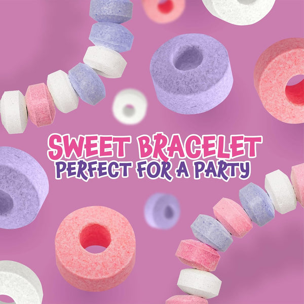 Party Candy Bracelets - 21 Ounce Bag (40 Cnt) - Fruit Flavors - Individually Wrapped - Jewelry Candy for Goodie Bags, Classroom Rewards, and Kids' Celebrations by Funtasty