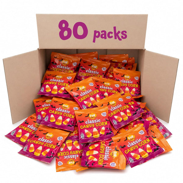 Candy Corn, Halloween Candy Individually Wrapped - 80 Packs | Old Fashioned Candy, Trick or Treat Candy, Fall Treats