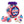 Load image into Gallery viewer, Patriotic Gummy Candy - 19 Ounce Jar (30 Count) - Strawberry &amp; Grape Jam Center
