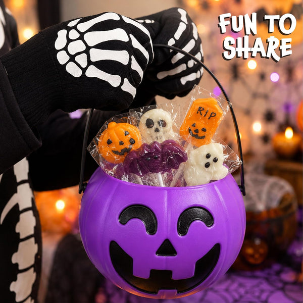 Halloween Candy, Spooky Lollipops Individually Wrapped - 15 Count Pack