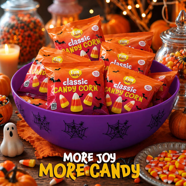 Candy Corn, Halloween Candy Individually Wrapped - 80 Packs | Old Fashioned Candy, Trick or Treat Candy, Fall Treats