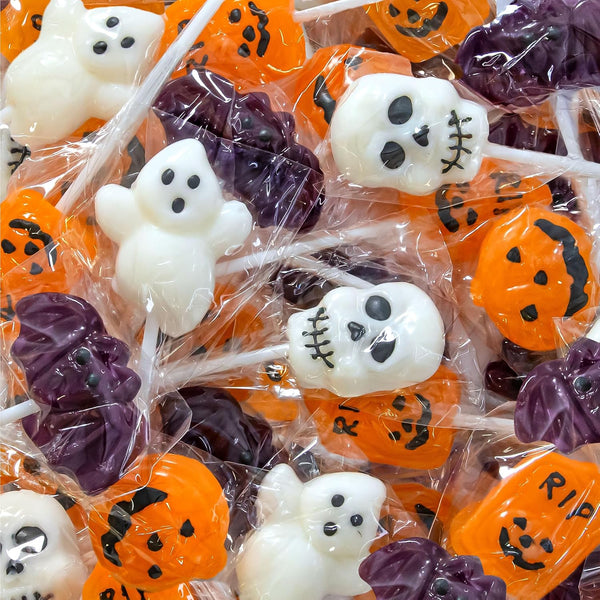 Halloween Candy, Spooky Lollipops Individually Wrapped - 15 Count Pack