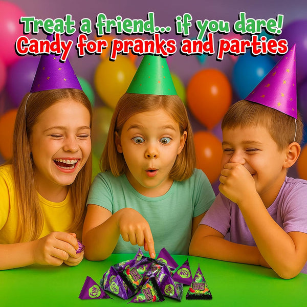 Ewww Beans Gross Jelly Beans - 60 Count Bag (12 Oz) - Weird Candy - Nasty Flavors Candy Individually Wrapped - Prank Candies for Challenge Party Games by Funtasty