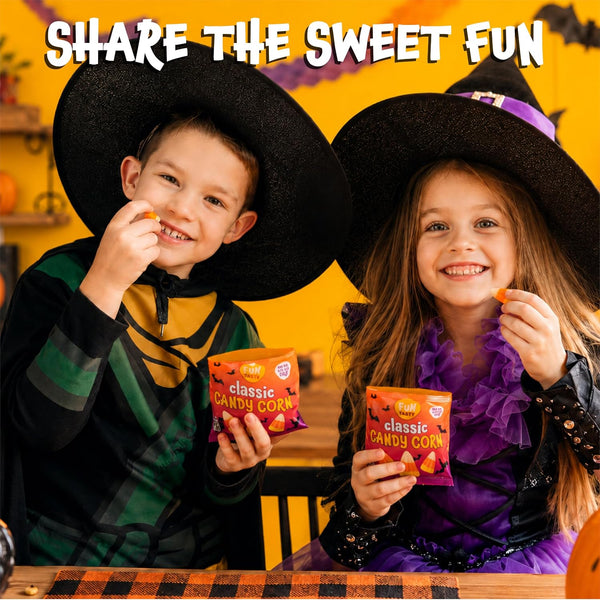 Candy Corn, Halloween Candy Individually Wrapped - 80 Packs | Old Fashioned Candy, Trick or Treat Candy, Fall Treats