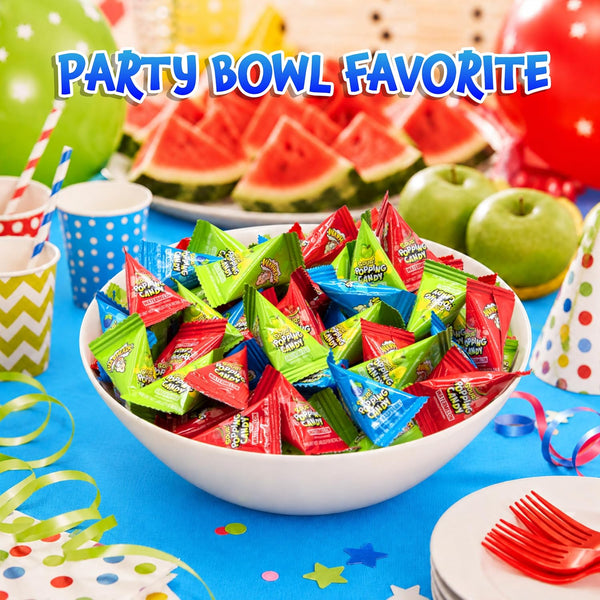 Sour Popping Rocks, Popping Candy Individually Wrapped - 40 Mini Packs