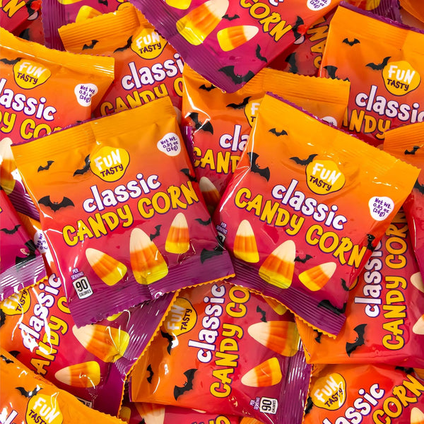 Candy Corn, Halloween Candy Individually Wrapped - 80 Packs | Old Fashioned Candy, Trick or Treat Candy, Fall Treats