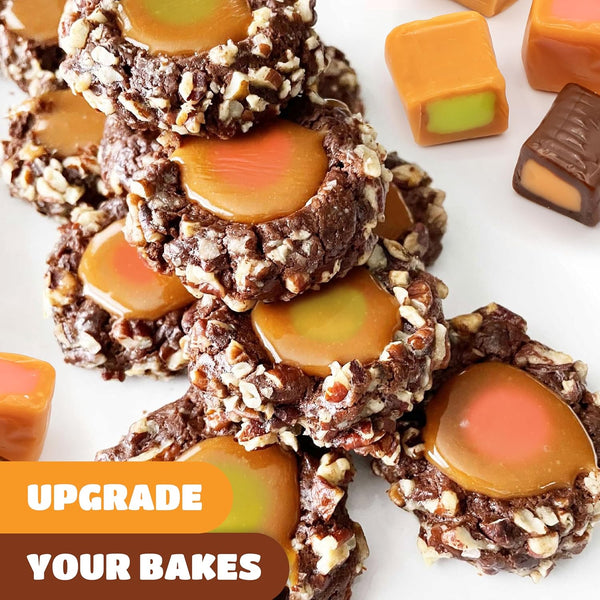 Caramel Cubes Candy Mix | 2 Pound Pack | Vanilla, Chocolate, Apple, Strawberry