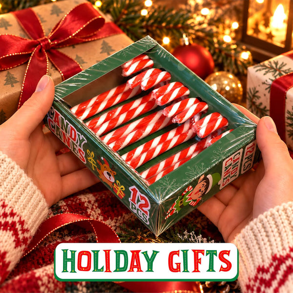 Christmas Candy, Peppermint Candy Canes, 12 Count (Pack of 2)