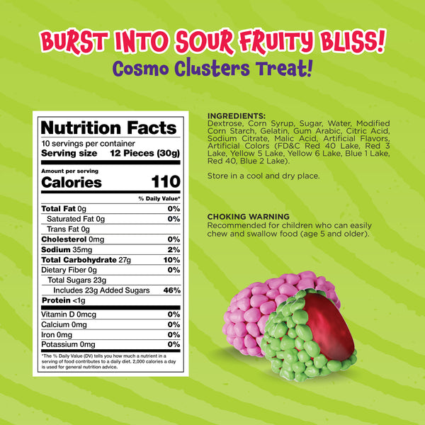 Sour Cosmo Clusters