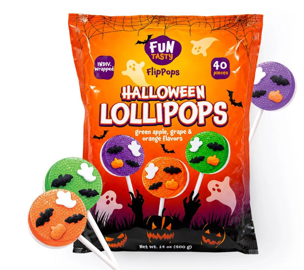 Halloween Candy, Lollipops Individually Wrapped, 40 Count Pack